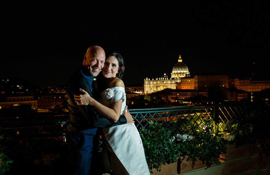 Свадебный фотограф в Риме, символическая церемония в Италии