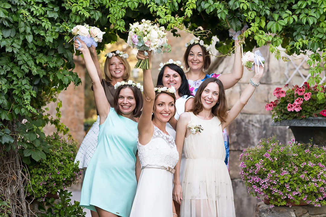 bride with braidesmades sestri levante