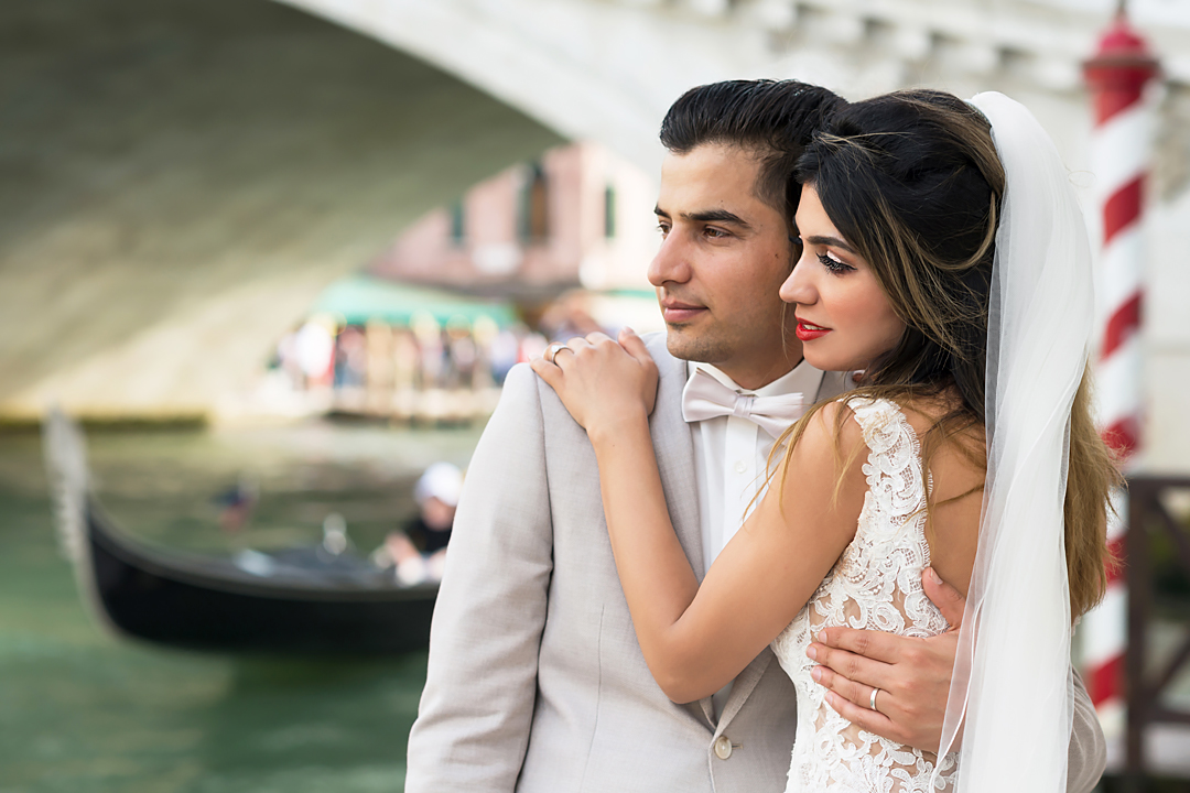 Свадьба в Венеции, русский свадебный фотограф в Венеции title=