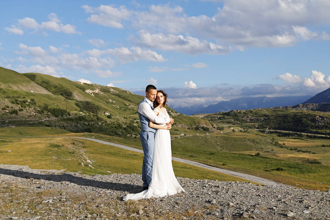 горный пейзаж свадьба озеро франция