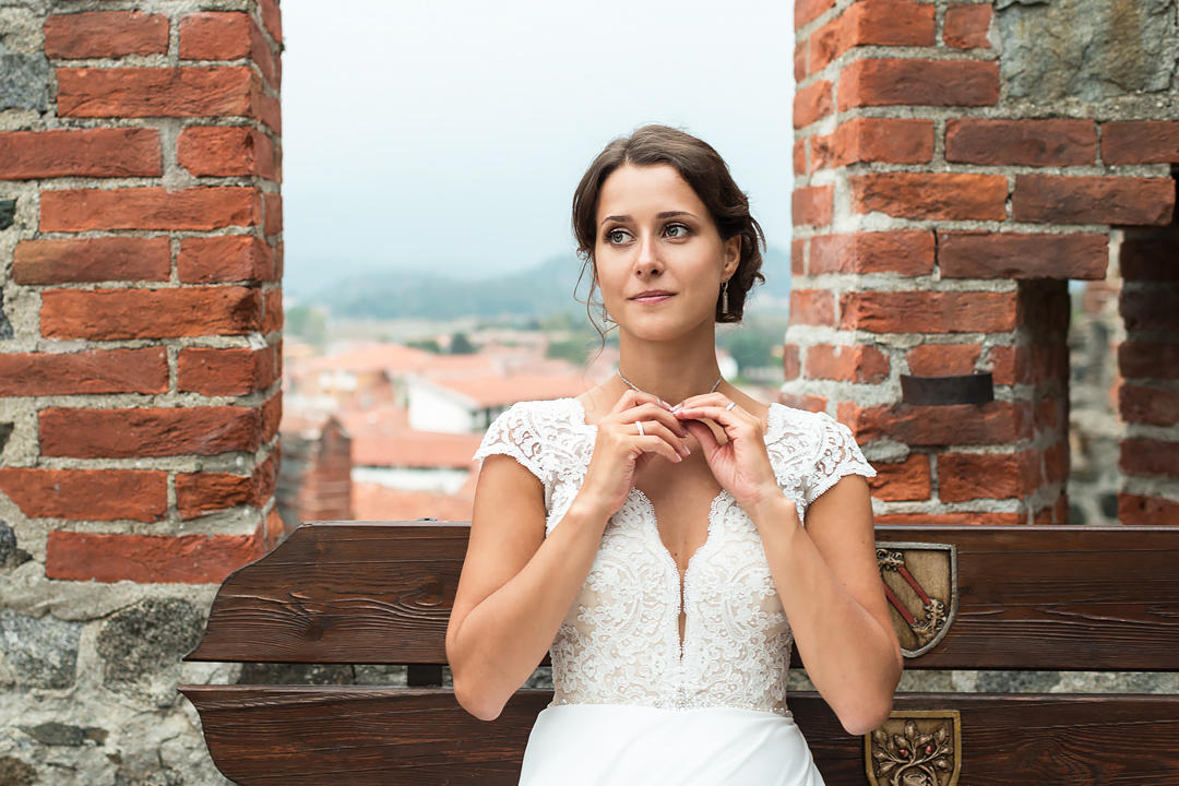 портрет невесты свадьба в италии