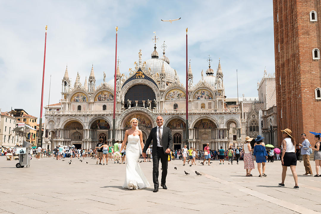 свадебный фотосет в венеции сан марко