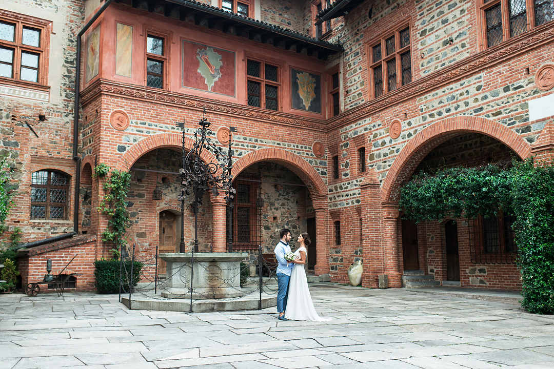 свадьба в замке италия