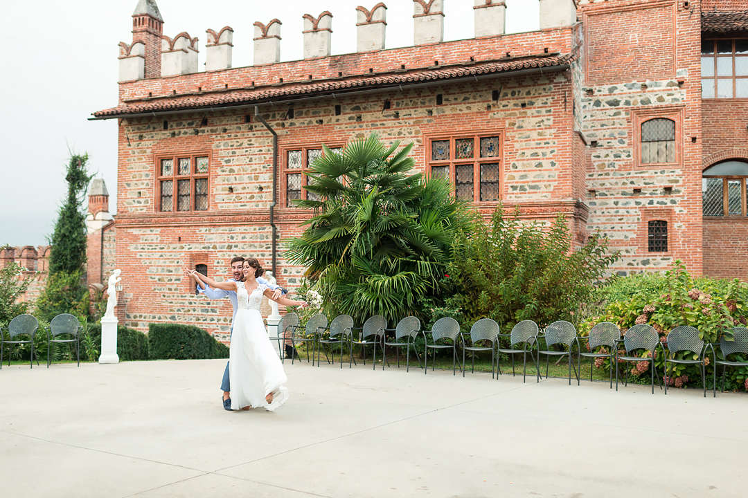 свадьба замок в италии